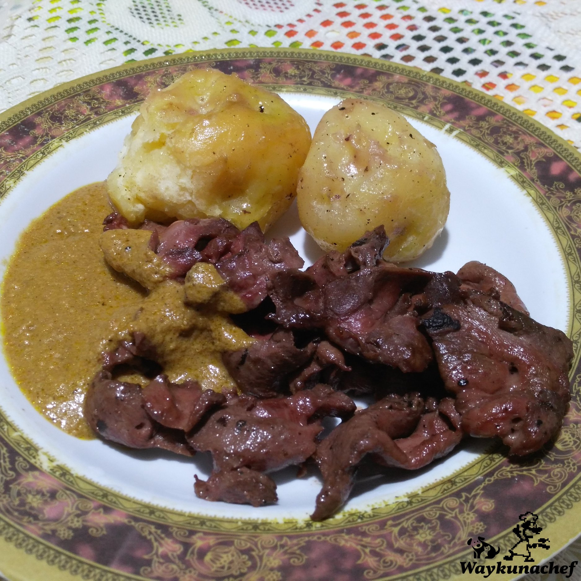 Receta el mejor anticucho esta en Bolivia