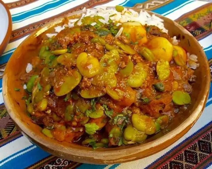 como se prepara Habas Pejtu 1 Receta habas pejtu Boliviano