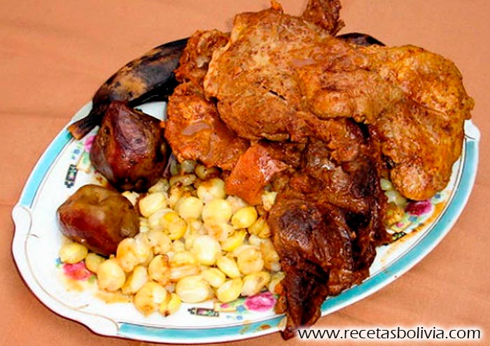Receta picante de pollo boliviano
