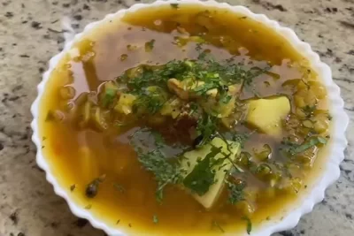 Receta sopa de papalisa Boliviana